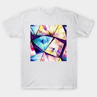 Watercolor diamond pattern T-Shirt